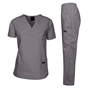 Silver Scrub Suit