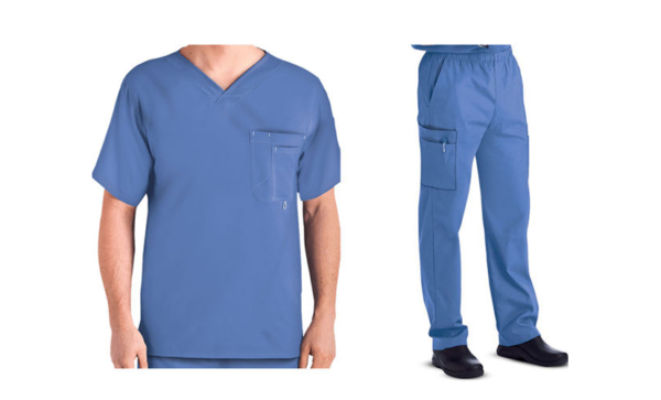 Sky-blue Scrub Suit