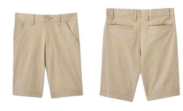 Beige school short