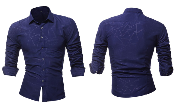 Sahdy Blue Office Shirt