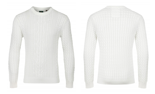 White Sports Jumper