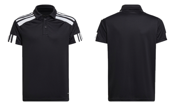 Black Sports Polo Shirt