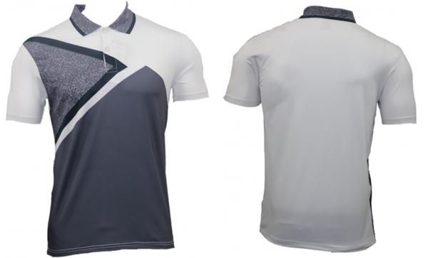 lite grey Sports Polo Shirt