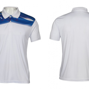 white blue Sports Polo Shirt