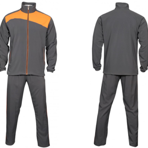 Orange-Gray Track Suit
