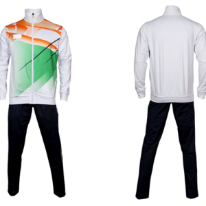 Orange-White Track Suit