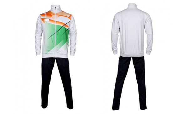 Orange-White Track Suit