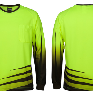 Green Black Hi-Viz Full Sleeve Shirt