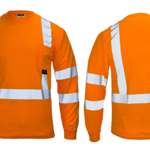 Orange Reflector Hi-Viz Full Sleeve Shirt