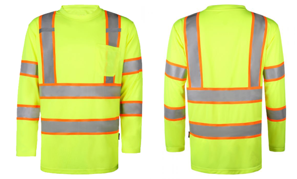 Green Reflector Hi-Viz Full Sleeve Shirt
