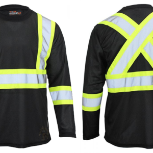 Black Hi-Viz Full Sleeve Shirt
