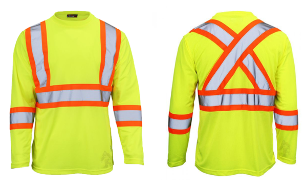 Green Orange Hi-Viz Full Sleeve Shirt