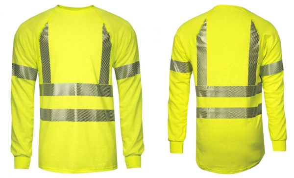 Yellow-Reflector Hi-Viz Full Sleeve Shirt