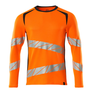 Orange-Gray Hi-Viz Full Sleeve Shirt