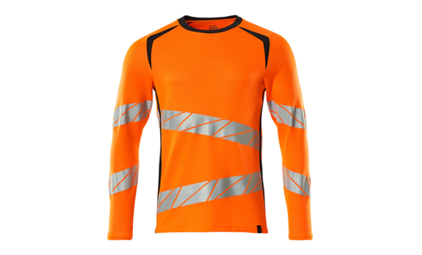 Orange-Gray Hi-Viz Full Sleeve Shirt