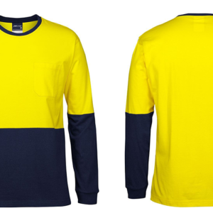 Yellow-Blue Hi-Viz Full Sleeve Shirt