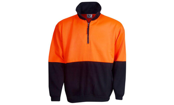 Orange Black Jumper