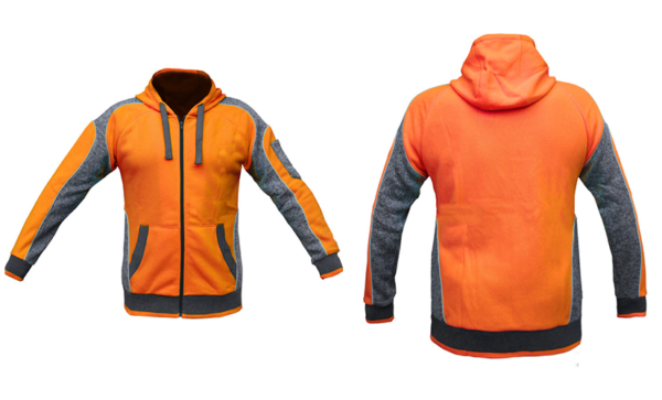Orange Gray Jumper