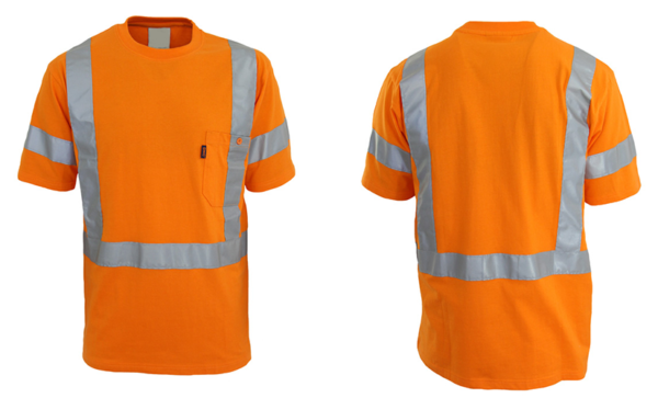 Hi Wiz Orange-Reflector T Shirt