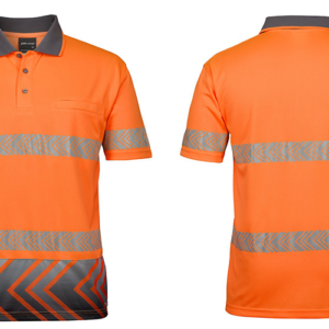 Orange-grey Polo Shirt