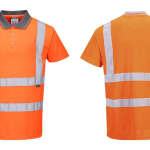 orange-lite-grey Polo Shirt