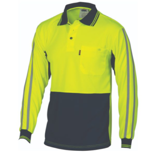 parrat-Green-grey Polo Shirt full sleeves