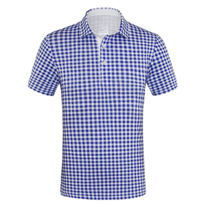 Dotted Blue Polo Shirt