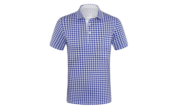 Dotted Blue Polo Shirt